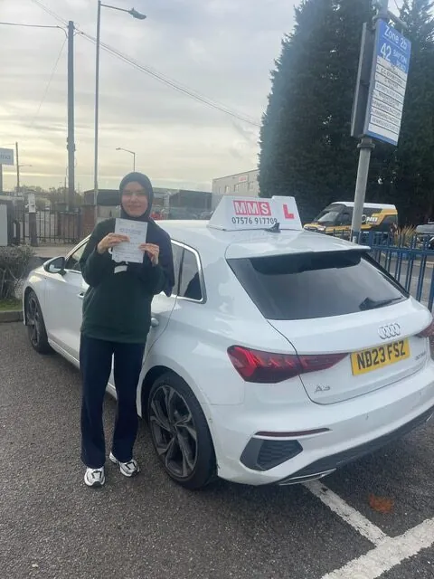 Learner with MMS Driving School in Coventry