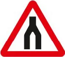 Dual carriageway ends