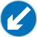 Keep left