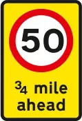 Mandatory instruction sign