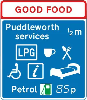 Start of motorway