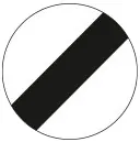 National speed limit applies