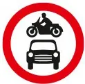 No motor vehicles