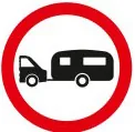 No towed caravans