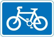 Route for pedal cycles only