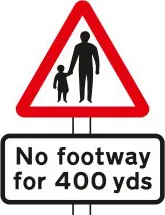 Pedestrians in the road ahead