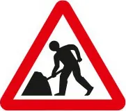 Road works ahead