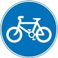 Route to be used by cycles only