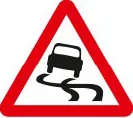 Slippery road