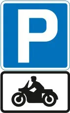 Parking for solo motorcycles
