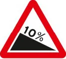 Steep hill downwards