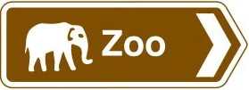 Direction to a tourist attraction