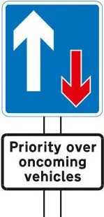 Priority over oncoming vehicles