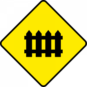 Level crossing ahead