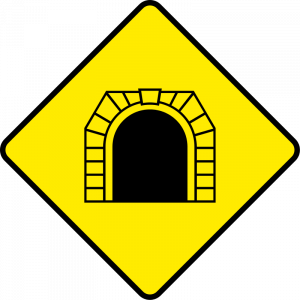 Tunnel ahead