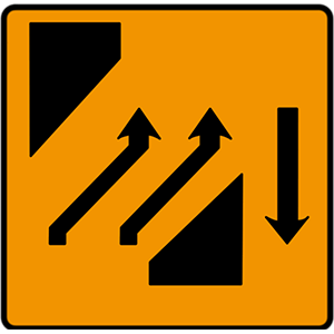 Detour to right